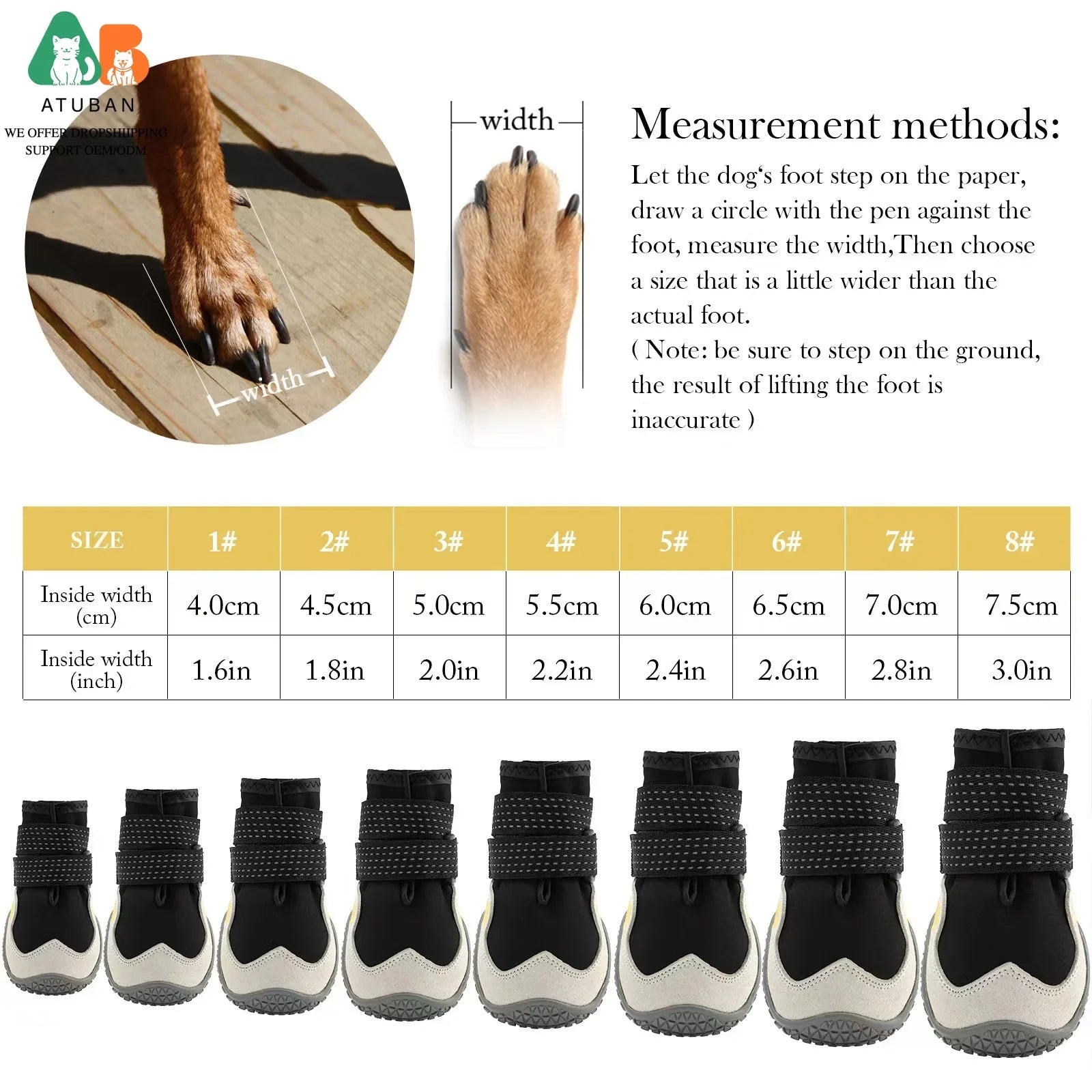 Midello large-breed dog boots showing rugged sole and reinforced toe for hot pavement and rough terrain