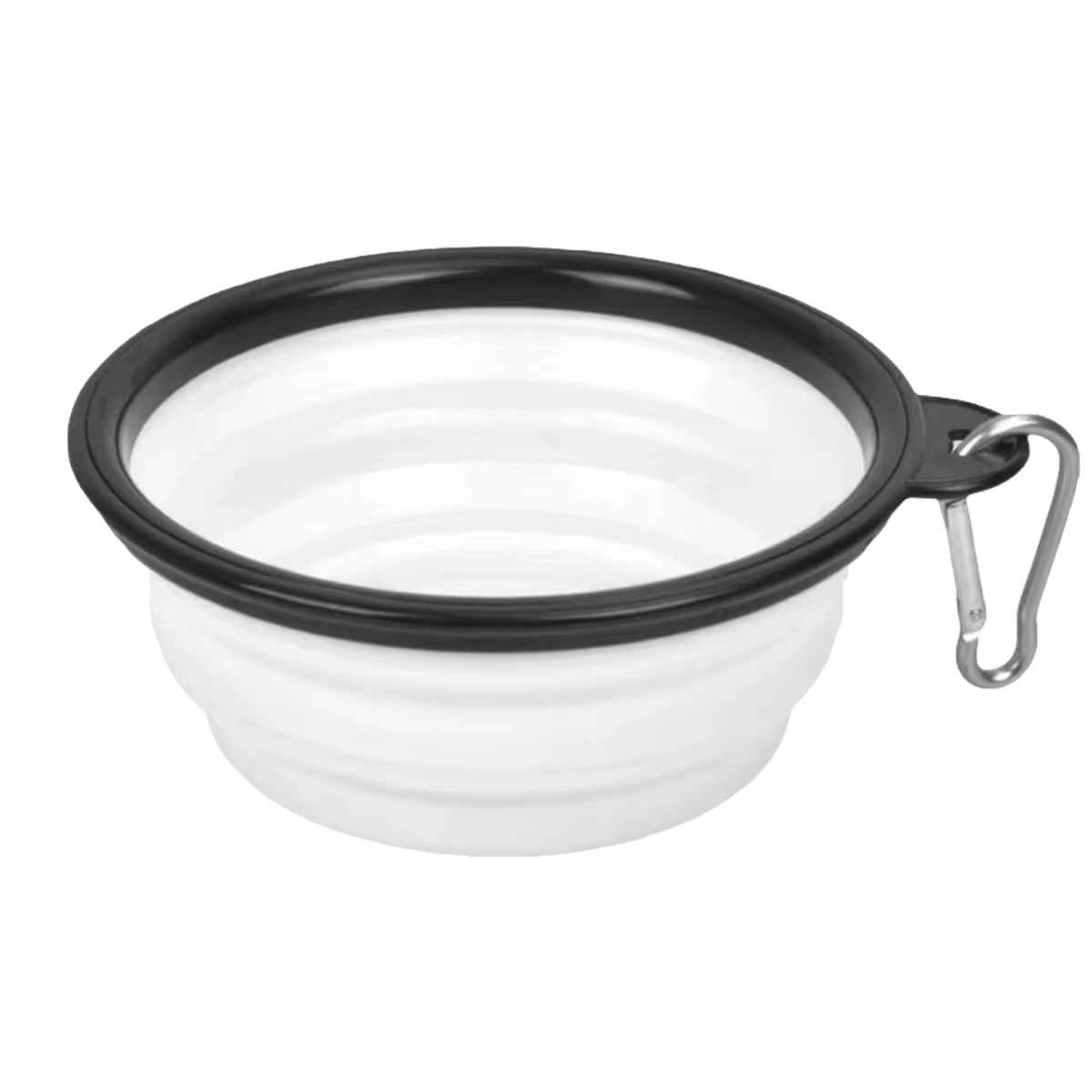 Midello portable pet travel bowl in black — colour variant