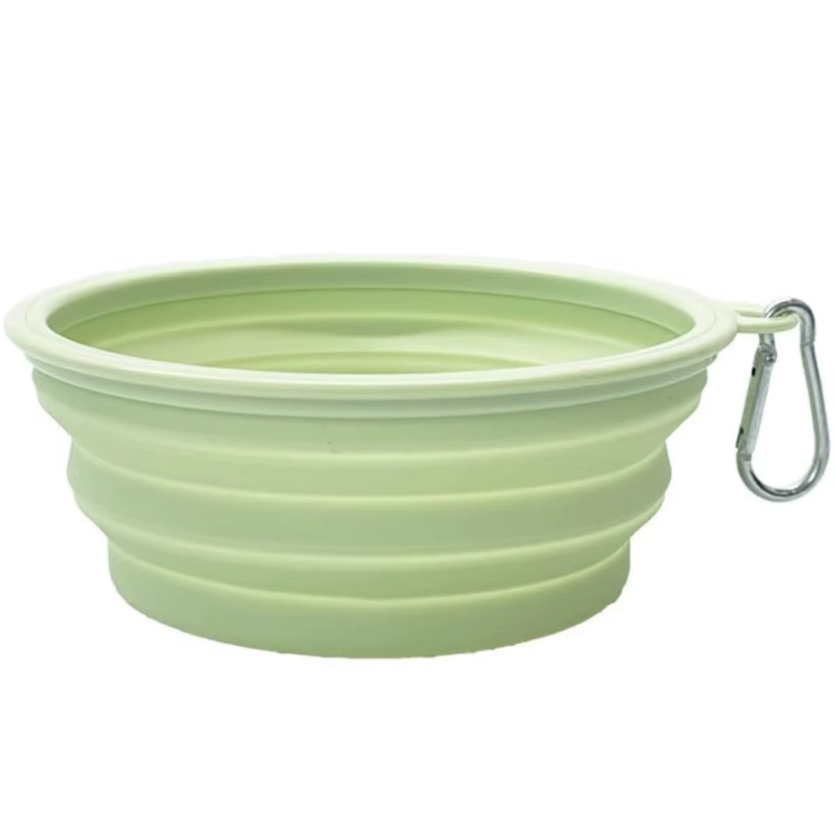 Midello portable pet travel bowl in green — colour variant