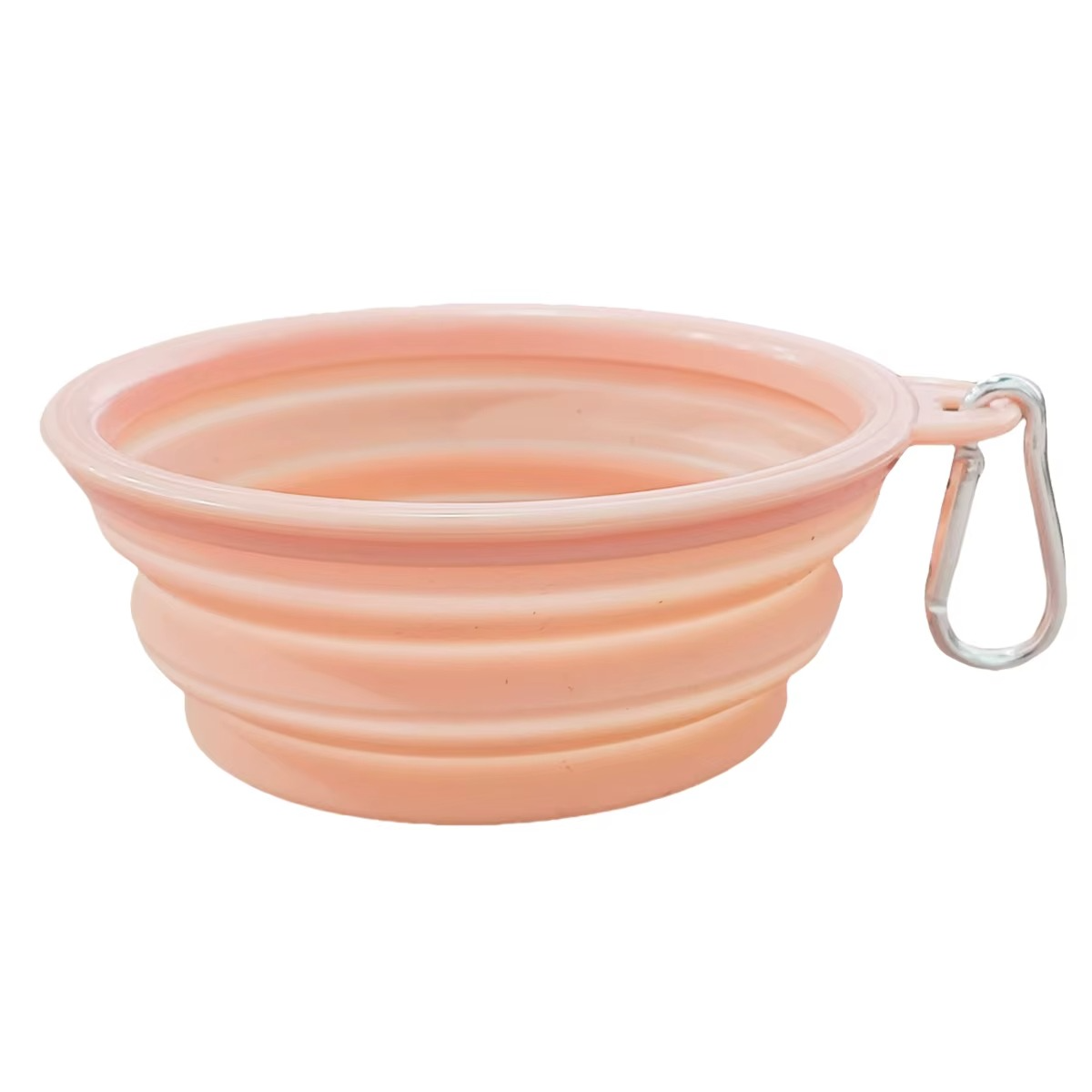 Midello portable pet travel bowl in pink — colour variant