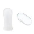 Midello Gentle Paws dog finger toothbrush in white — colour variant